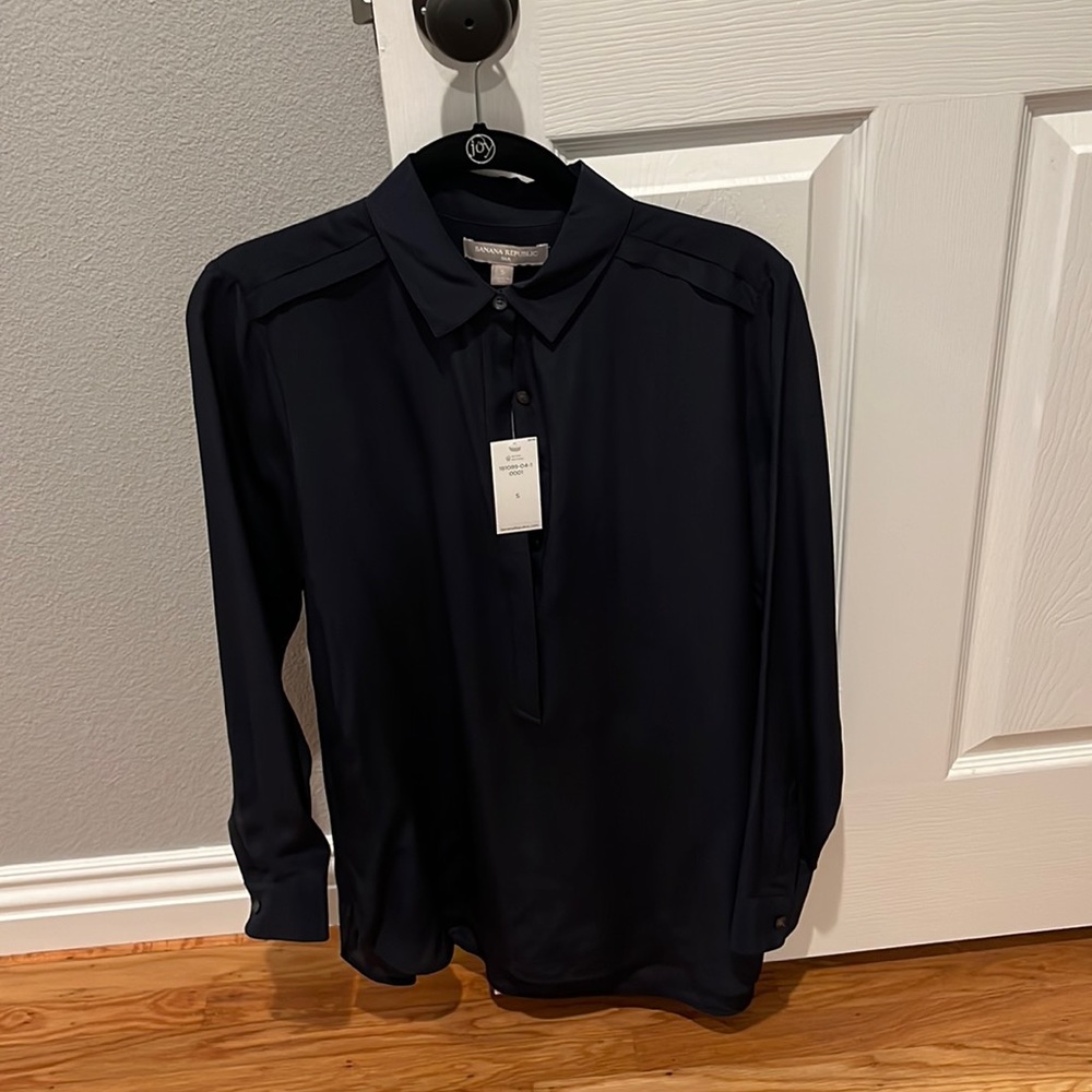 Banana Republic silk tunic